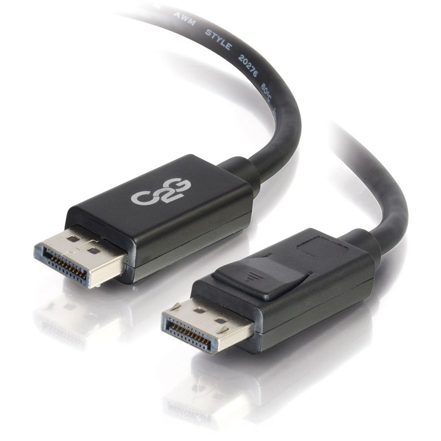 C2G 25ft Ultra High Definition DisplayPort Cable with Latches - 8K DisplayPort Cable - M/M