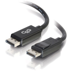 C2G 6ft Ultra High Definition DisplayPort Cable with Latches - 8K DisplayPort Cable - M/M