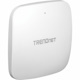 TRENDnet AX3000 Dual Band WiFi 6 PoE+ Access Point, TEW-923DAP, 1 x 2.5GBASE-T PoE+ LAN Port, OFDMA and MU-MIMO Technology, 2402Mbps (5Ghz), 573Mbps (2.4Ghz), WPA3 Ecryption, White