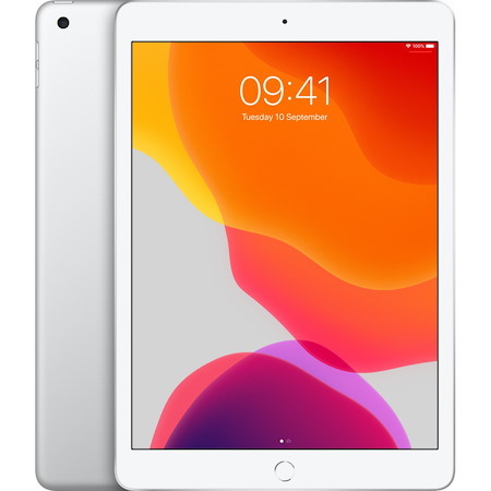 Apple iPad (7th Generation) Tablet - 10.2" - Apple A10 Fusion - 128 GB Storage - iPad OS - Silver