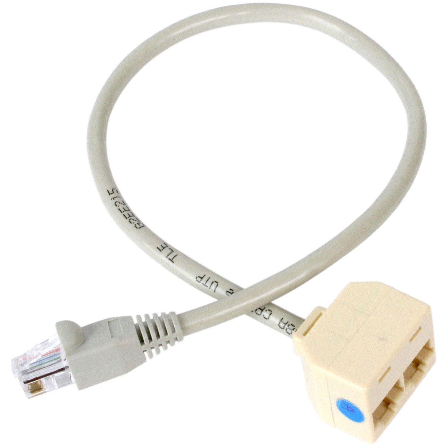 StarTech.com 2-to-1 RJ45 Splitter Cable Adapter - Network splitter - RJ-45 (M) - RJ-45 (F)~