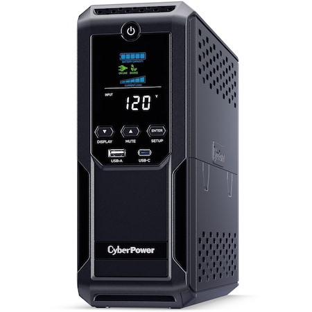 CyberPower Intelligent LCD UPS CP1500AVRLCD3 1500VA Mini-tower UPS