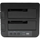 StarTech.com Dual Bay Hard Drive Duplicator Dock, Standalone HDD/SSD Cloner/Copier, USB 3.0 / eSATA to SATA III Hard Drive Cloner