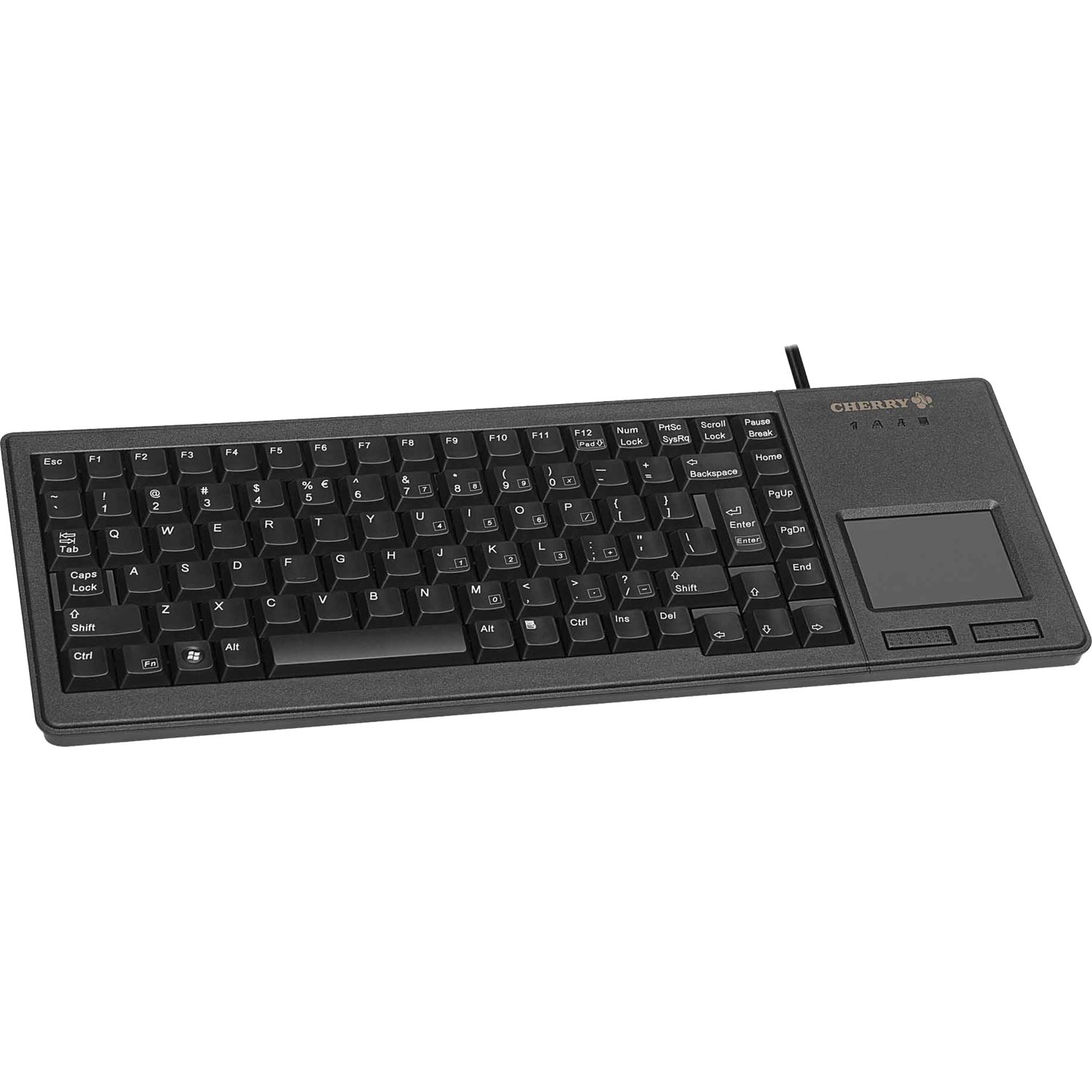 CHERRY G84-5500 Keyboard - Cable Connectivity - USB Interface - TouchPad - French - AZERTY Layout - Black