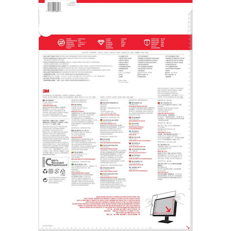 3M&trade; High Clarity Privacy Filter for 23.8in Monitor, 16:9, HC238W9B