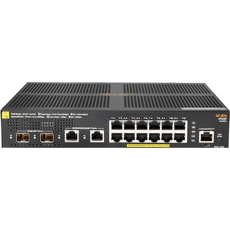 Aruba 2930F 12 Ports Manageable Layer 3 Switch - Gigabit Ethernet, 10 Gigabit Ethernet - 10/100/1000Base-T, 10GBase-X