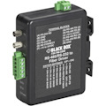 Black Box Industrial DIN Rail RS-232/RS-422/RS-485 to Fiber Driver