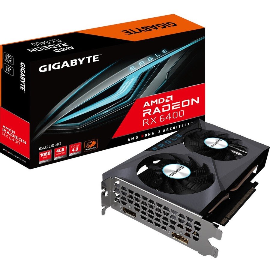 Gigabyte AMD Radeon RX 6400 Graphic Card - 4 GB GDDR6