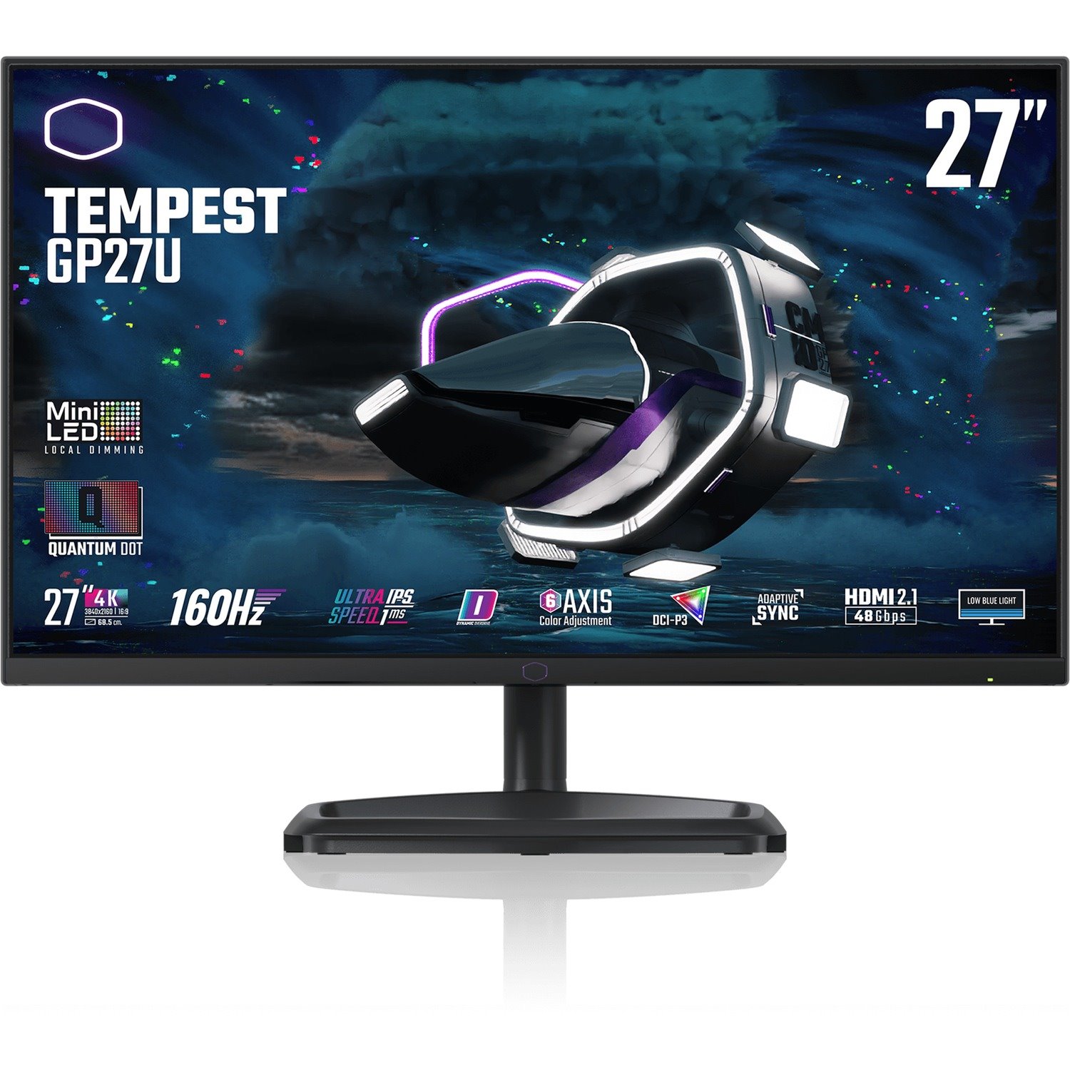 Cooler Master Tempest GP27-FUS 27" Class 4K UHD Gaming LCD Monitor - 16:9