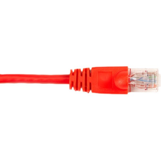 Black Box CAT6 Value Line Patch Cable, Stranded, Red, 20-ft. (6.0-m), 5-Pack