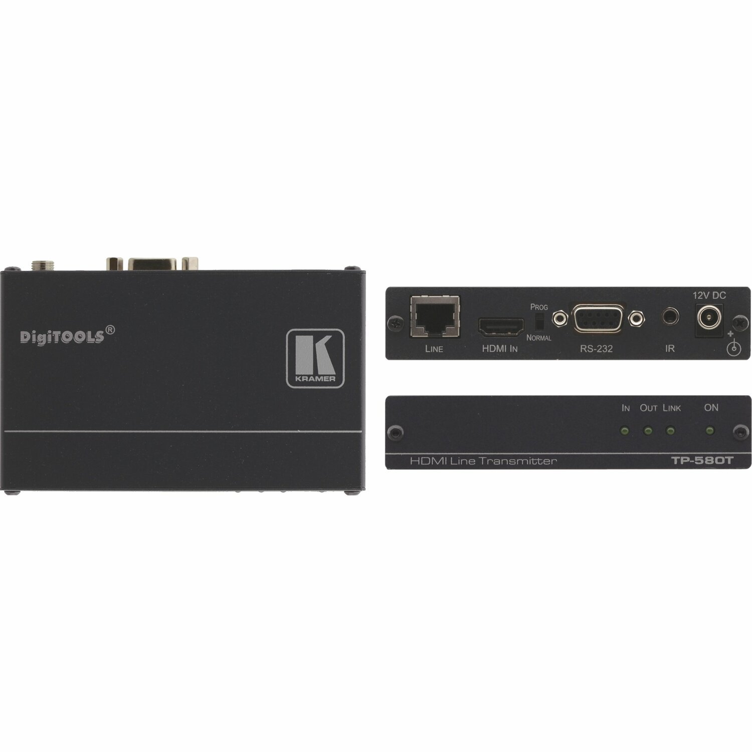 Kramer HDMI, Bidirectional RS-232 & IR over HDBaseT Twisted Pair Transmitter