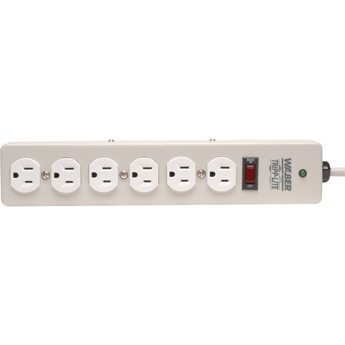 Tripp Lite by Eaton Industrial Surge Protector, 6-Outlet, 6 ft. (1.8 m) Cord, 2100 Joules