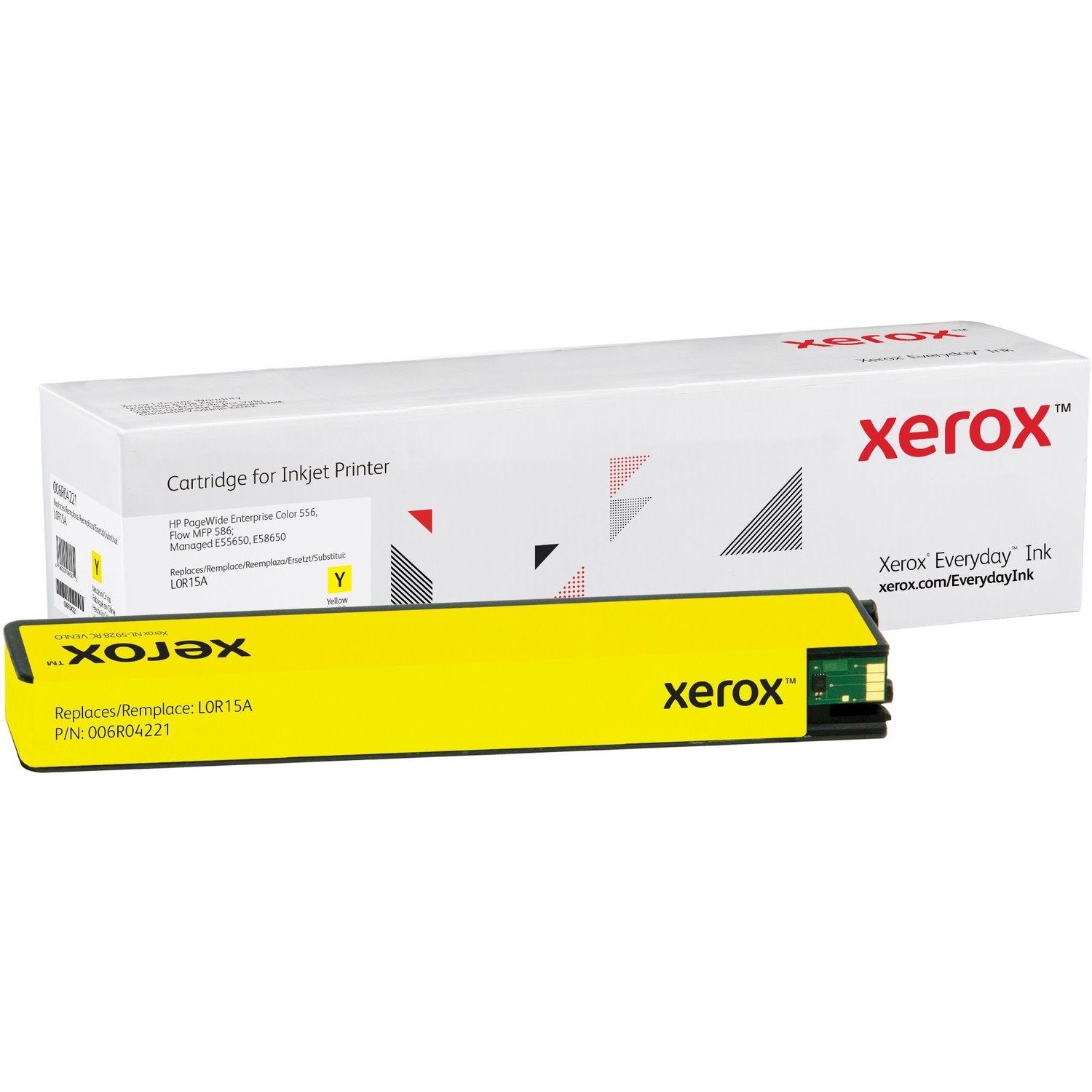 Xerox Everyday High Yield Page Wide Ink Cartridge - Alternative for HP (L0R15A) - Yellow Pack