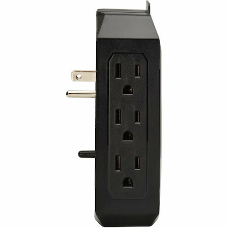 Tripp Lite Protect It! 6-Outlet Surge Protector - 5-15R Outlets, 2 USB Ports, 5-15P Direct Plug-In, 490 Joules, Black