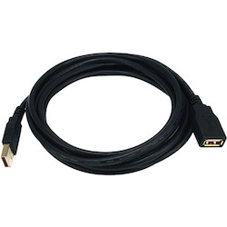 Monoprice 10ft USB 2.0 A Male to A Female Extension 28/24AWG Cable (Gold Plated)