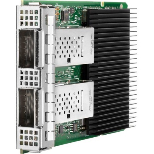 HPE E810-CQDA2 100Gigabit Ethernet Card for Server - 100GBase-X - QSFP28 - Plug-in Card