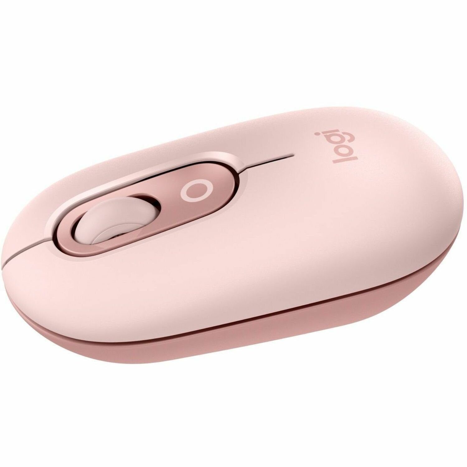 Logitech POP Mouse, Compact and Portable Wireless Bluetooth Mouse With Programmable Buttons and Quiet Clicks, Easy-Switch Between up to 3 Devices, Rose