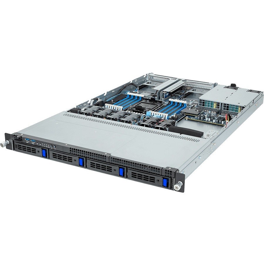 Gigabyte R163-S30 Barebone System - 2U Rack-mountable - Socket LGA-4677 - 1 x Processor Support