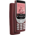Nokia 8210 4G 128 MB Feature Phone - 7.1 cm (2.8") TFT LCD QVGA 240 x 320 - Cortex A71 GHz - 48 MB RAM - Series 30+ - 4G - Red