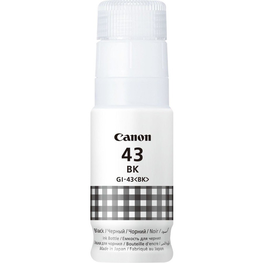 Canon GI-43BK Refill Ink Bottle - Black - Inkjet