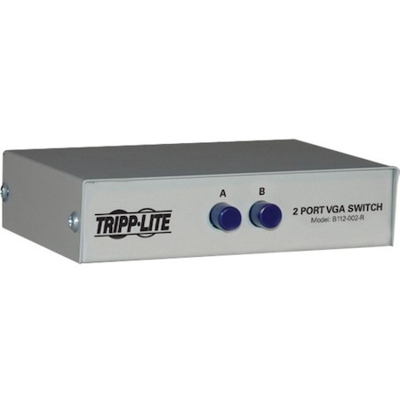 Tripp Lite by Eaton 2-Port Manual VGA/SVGA Video Switch (3x HD15F)