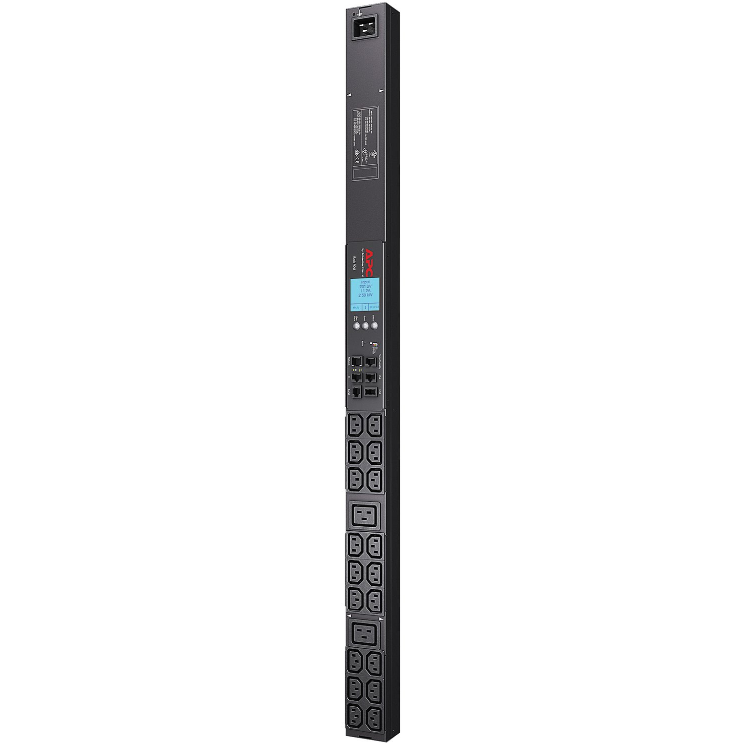 APC by Schneider Electric Metered Rack AP8858NA3 20-Outlets PDU