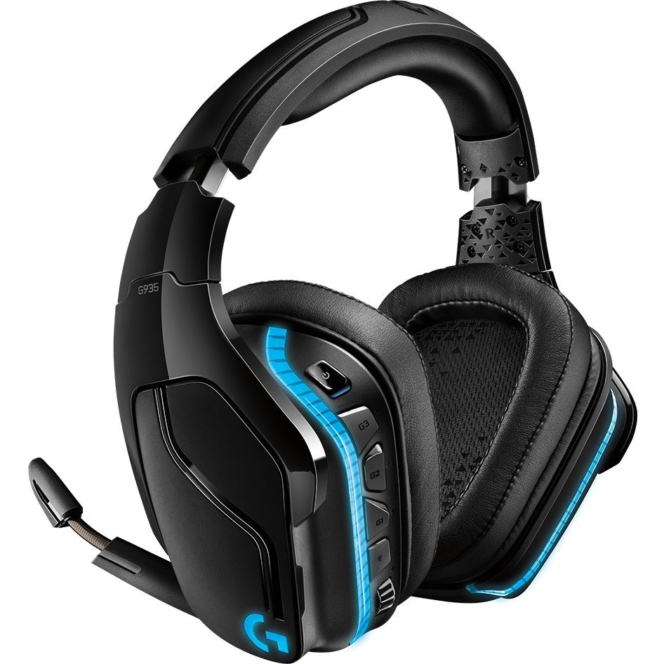 Logitech G G935 Wired/Wireless Over-the-head Stereo Gaming Headset - Black