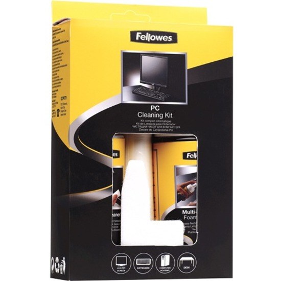 Fellowes Cleaning Kit for Keyboard, Desktop Computer, Display Screen