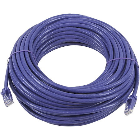Monoprice FLEXboot Series Cat5e 24AWG UTP Ethernet Network Patch Cable, 75ft Purple