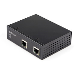 StarTech.com Industrial Gigabit PoE Extender - 60W 802.3bt PoE++ 100m/330ft - Power Over Ethernet Network Range Extender - IP-30 Hardened