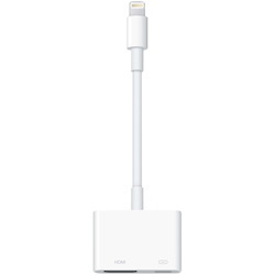 Apple HDMI/Lightning A/V Cable for Audio/Video Device, TV, Projector, iPad, iPod, iPhone