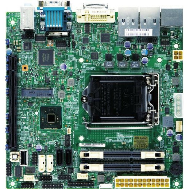 Supermicro MBD-X10SLV Desktop Motherboard - Intel H81 Chipset - Socket H3 LGA-1150 - Mini ITX