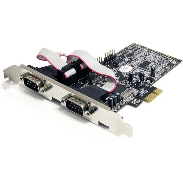 StarTech.com 4 Port PCIe Serial Adapter Card with 16550