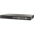 Cisco 500 SG500-28P 28 Ports Manageable Ethernet Switch - Gigabit Ethernet, Fast Ethernet - 10/100/1000Base-T, 1000Base-X - Refurbished