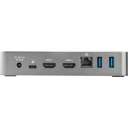 StarTech.com USB-C Dock - Dual Monitor 1080p HDMI Laptop Docking Station - 65W Power Delivery - 1x USB-C, 3x USB-A, GbE - Mac & Windows