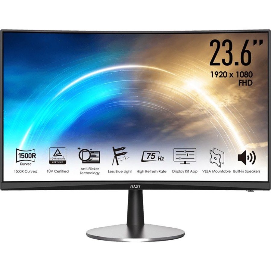 MSI Pro MP242C 23.6" Full HD Curved Screen LCD Monitor - 16:9