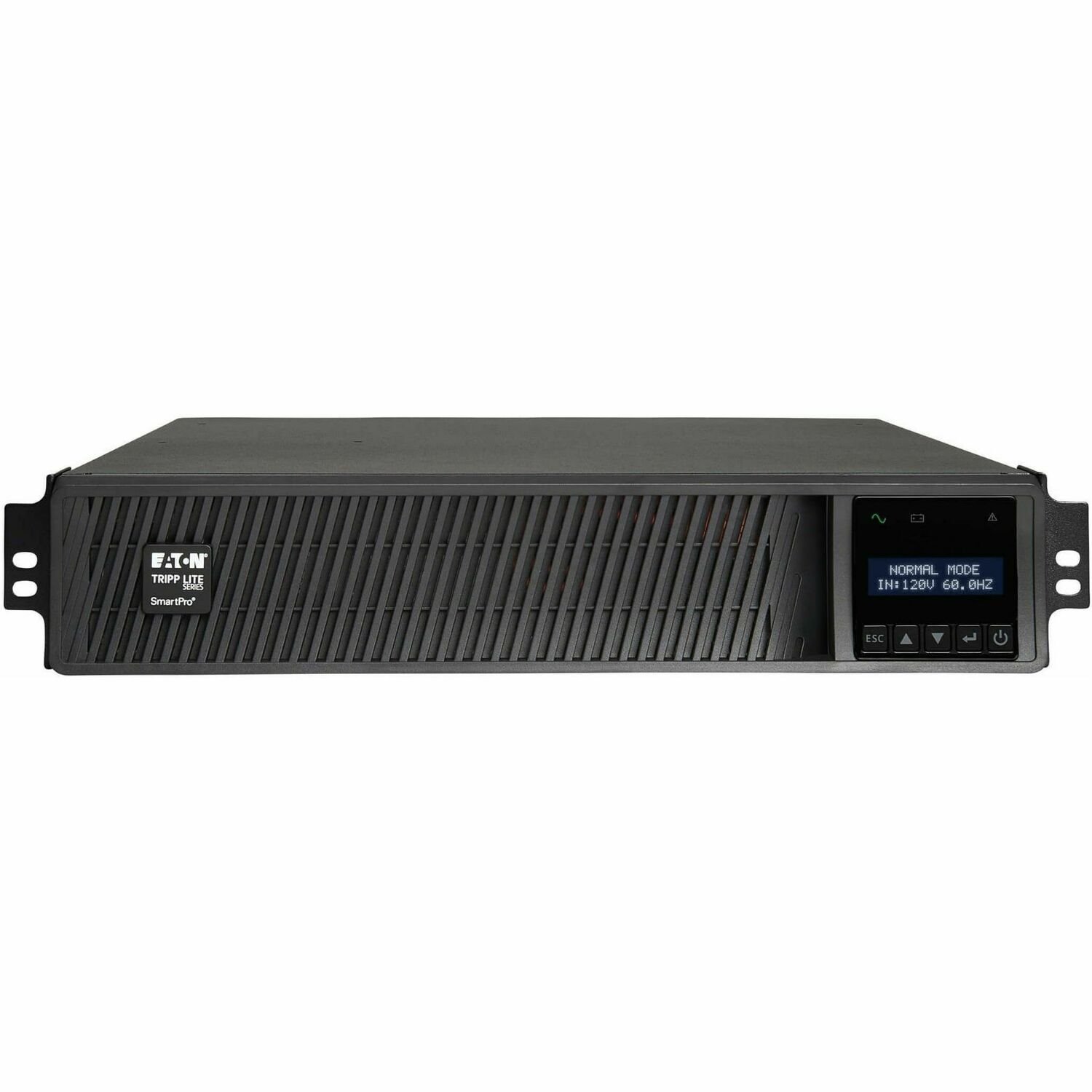 Eaton Tripp Lite Series SmartPro 3000VA 3000W 120V Line-Interactive Sine Wave UPS - 7 Outlets, Network Card Included, LCD, USB, DB9, 2U Rack/Tower