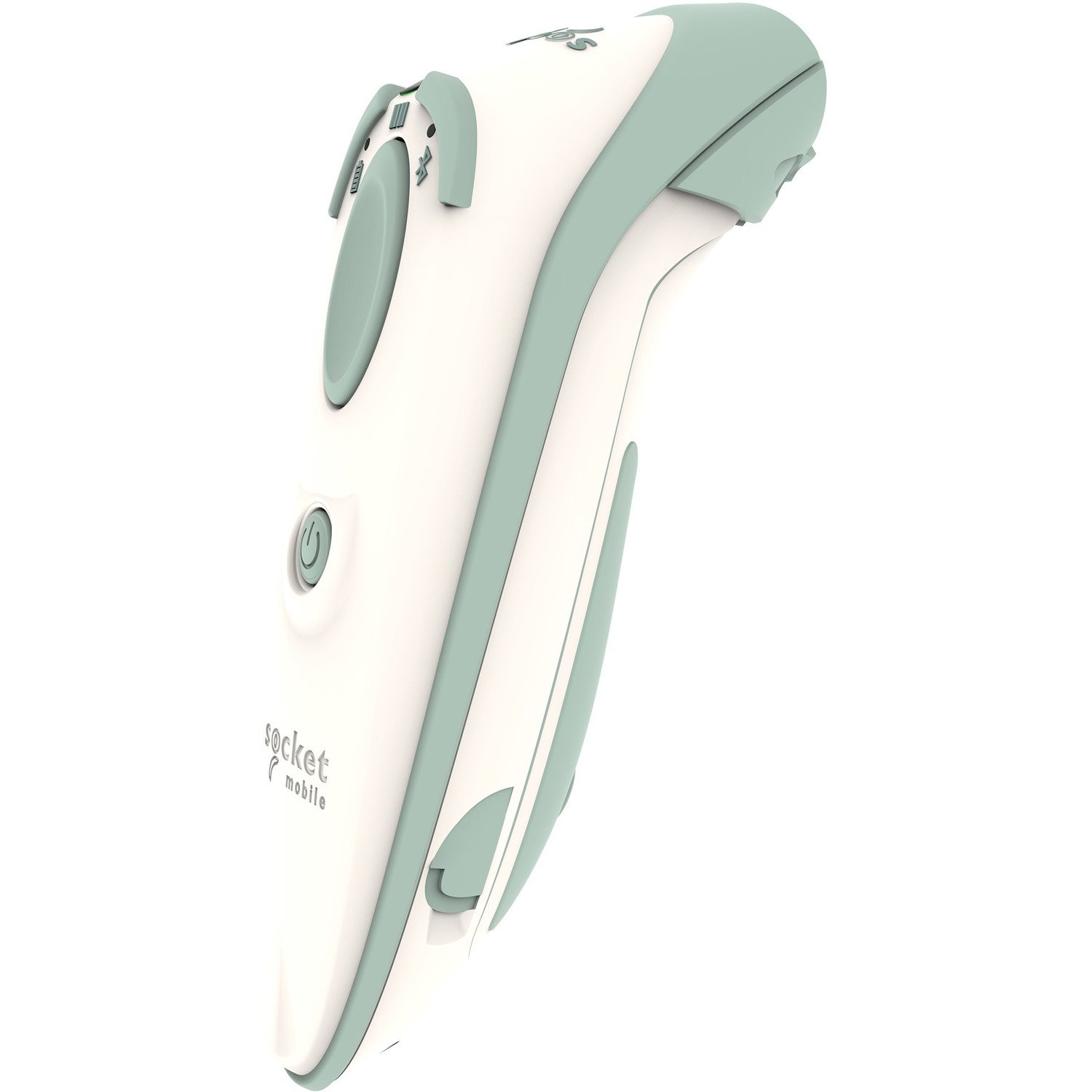 Socket Mobile DuraScan D755 Healthcare Handheld Barcode Scanner - Wireless Connectivity - Green, White