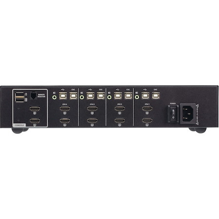 ATEN 4-Port USB HDMI Dual Display Secure KVM Switch with CAC (PSD PP v4.0 Compliant)