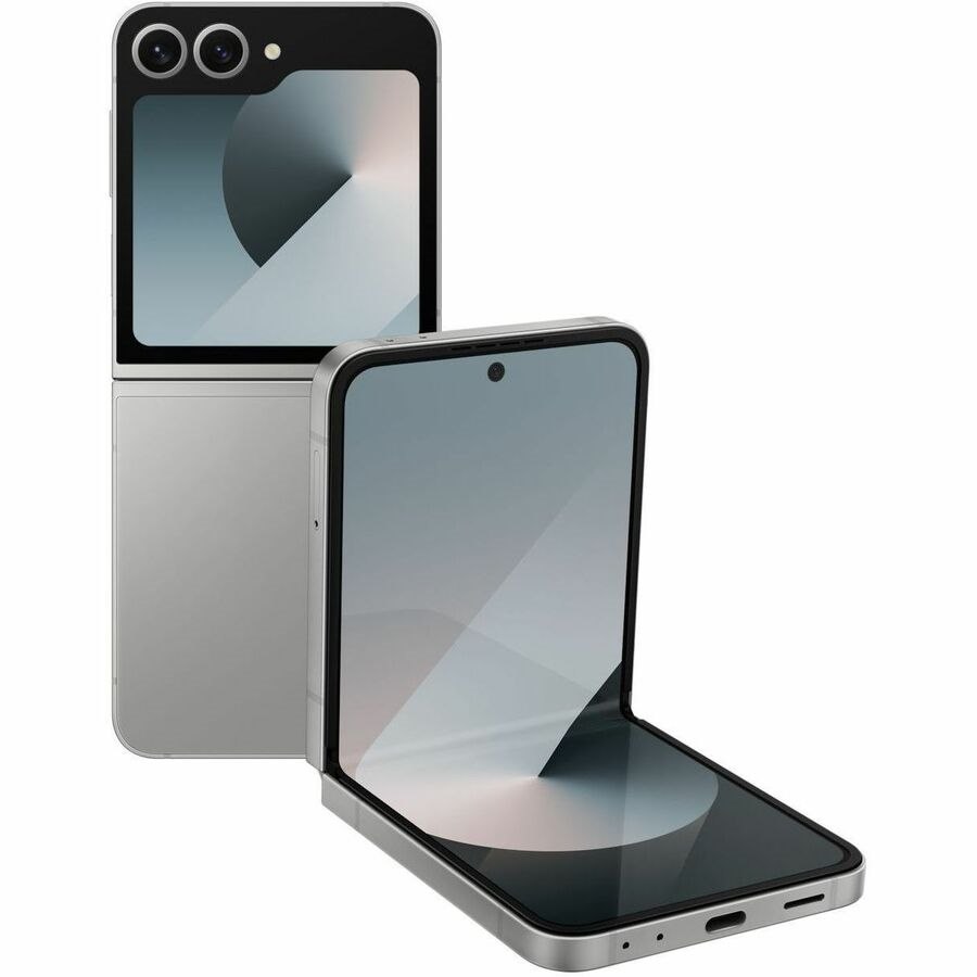 Samsung Galaxy Z Flip6 SM-F741B 256 GB Smartphone - 17 cm (6.7") Flexible Folding Screen Dynamic AMOLED 2X Full HD Plus 2640 x 1080 - Octa-core (3.39 GHz 3.10 GHz 2.90 GHz 2.20 GHz) - 12 GB RAM - Android 14 - 5G - Silver Shadow