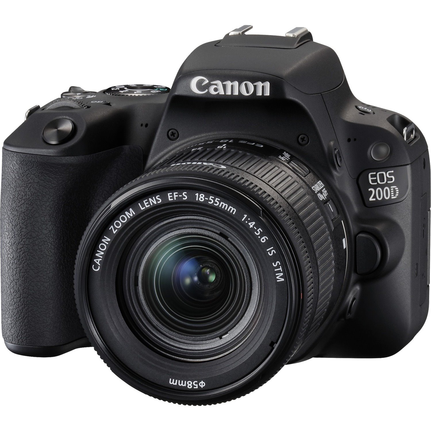 Canon EOS 200D 24.2 Megapixel Digital SLR Camera with Lens - 18 mm - 55 mm