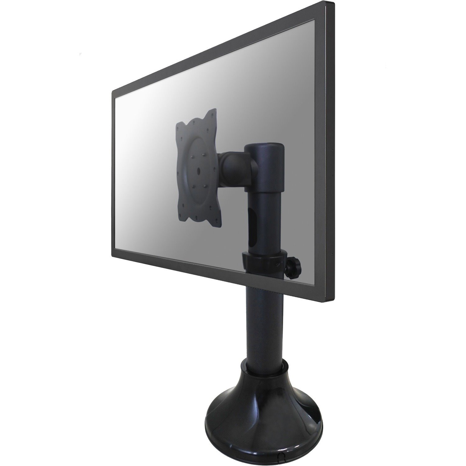 Newstar Tilt/Turn/Rotate Desk Mount (grommet) for 10-30" Monitor Screen, Height Adjustable - Black