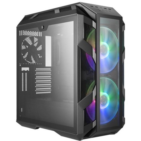 Cooler Master MasterCase H500M Computer Case - Mini ITX, Micro ATX, ATX Motherboard Supported - Mid-tower - Steel, Tempered Glass, Mesh - Iron Grey