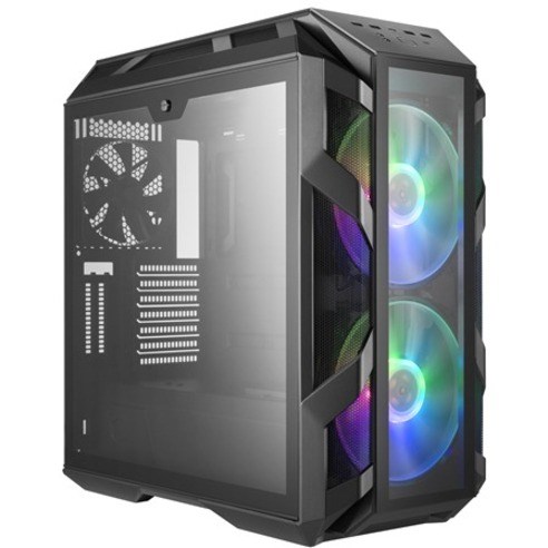 Cooler Master MasterCase H500M Computer Case - Mini ITX, Micro ATX, ATX, EATX Motherboard Supported - Mid-tower - Steel, Tempered Glass, Mesh - Iron Grey