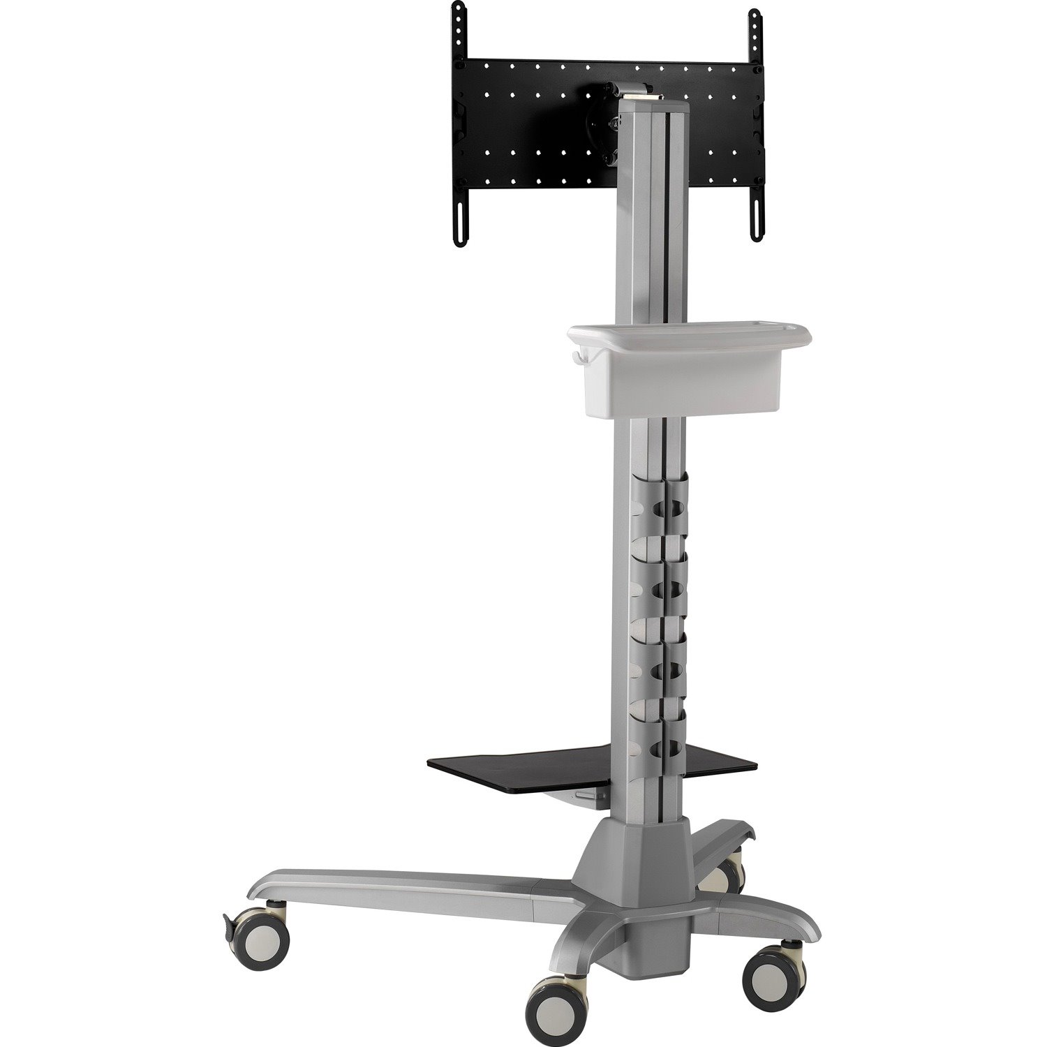 Amer Mobile Media Conference Computer / TV Display Cart with Motorized Lift