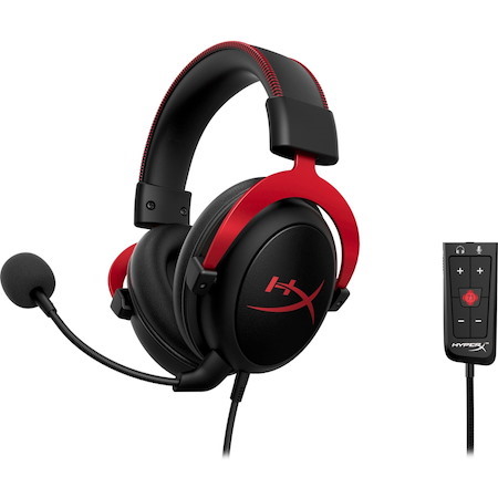 HyperX Cloud II Wired Over-the-ear Stereo Gaming Headset - Black/Red