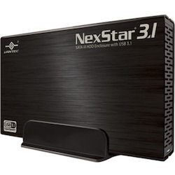 Vantec NexStar 3.1 NST-370A31-BK Drive Enclosure - USB 3.1 Host Interface External - Black