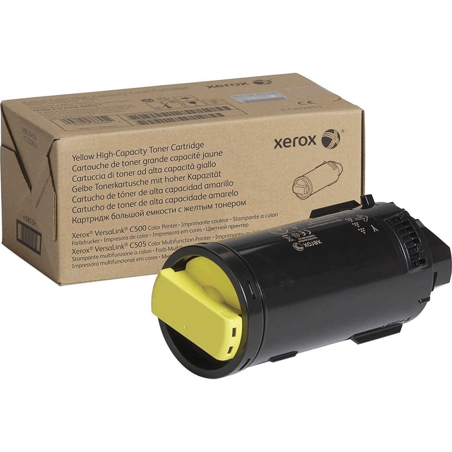 Xerox Original High Yield Laser Toner Cartridge - Yellow - 1 Each