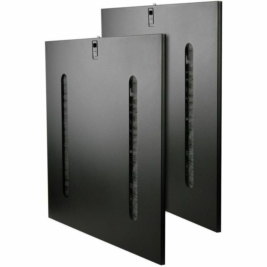 Eaton Tripp Lite Series SmartRack Pass-Through Side Panel with Key-Locking Latches for 42U Server Rack Cabinet, 2 Panels