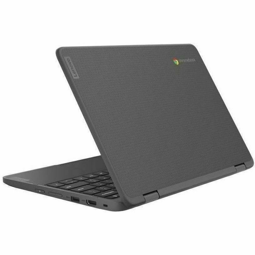 Lenovo 300e Yoga Chromebook Gen 4 300e 82W3S02Y00 11.6" Touchscreen Convertible 2 in 1 Chromebook - HD - MediaTek - 4 GB - 32 GB Flash Memory - Graphite Gray